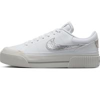 Nike Femme Court Legacy Lift Schuh für Damen Chaussure, White Metallic Silver Light Bone, 38 EU