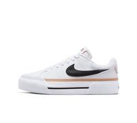 Nike Femme Court Legacy Lift Women's Shoes, White/Black-Hemp-Team Orange, 43 EU