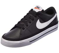Nike Femme Court Legacy Next Nature Women's Shoes, Black/White-Volt-Team Orange, 38.5 EU