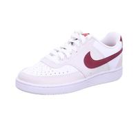 Nike Femme Court Vision Lo Shoes, White Team Red Adobe Dragon Red, 38 EU