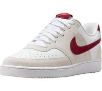 Nike Femme Court Vision Lo, White Team Red Adobe Dragon Red, 36 EU