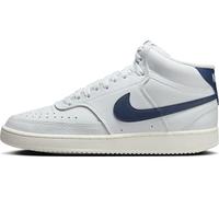 NIKE Femme Court Vision Mid Womens S Sneaker, White Midnight Navy Sail, 36.5 EU