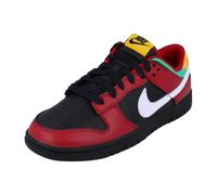 NIKE Femme Dunk Low Retro LTD Sneaker, Noir Blanc Gym Red 001, 40 EU
