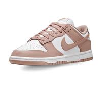 Nike Femme Dunk Low Sneaker, Blanc/Rose Whisper, 38 EU