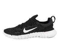 Nike Femme Free Run 5.0 Women's Road Running Shoes, Black/White-DK Smoke Grey, 40.5 EU
