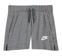 Nike Femme G Nsw Club Ft 5 In Short Pants, Carbon Heather/White, S EU
