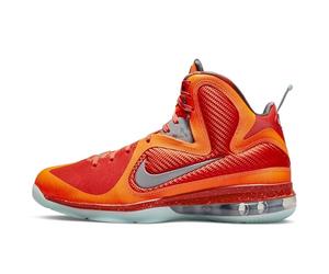 NIKE Femme Lebron IX Chaussure de Basketball, Orange Reflect Sil, 37.5 EU