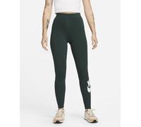 Nike Femme Leggings Taille Haute Vêtement de Sport Essential - 397 (Vert/Blanc)