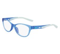 Nike Femme NIKE 5039 450 Montures optiques Plastique Bleu opaque Cat Eye Photochromatique