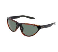Nike Femme NIKE MAVERICK FIERCE P DM0080 221 Lunettes de soleil Plastique Havane Vert Ronde Polarisé