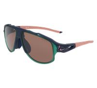 NIKE Lunettes de Soleil FLYFREE INFINITY IO0099X 410 MATT MIDNIGHT NAVY/BROWN/CLR 58/12/130 Femme