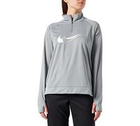 Nike Femme Nk Df Swsh Run Hz Mdlayr Sweatshirt, Particle Grey / Lt Smoke Grey White, L EU