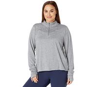Nike Femme Nk Element Top Hz Plus Sweatshirt, Smoke Gray/Lt Smoke Gray/Silv Silv, 5XL EU