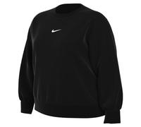 Nike Femme Nsw Phnx Flc Os Crew Plus Sweatshirt, Black/Sail, 3XL EU
