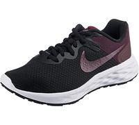 Nike Femme Revolution 6 Next Nature Women's Road Running Shoes, Black/Dark Beetroot-Archaeo Pink, 36.5 EU