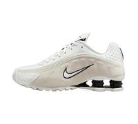 NIKE Femme Shox R4 Sneaker, Summit White/Black/Lt Orewood, 41 EU