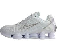 Nike Femme Shox TL Sneaker, Blanc métallisé argenté Max Orange, 45.5 EU