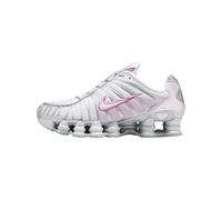 NIKE Femme Shox TL Sneaker, MTLC Platinum Pinksicle Pink Foam White, 43 EU