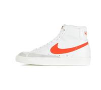 Nike, Femme, Sport, Blanc, Taille: 36 EU Baskets Montante Blanche et Rouge Habanero