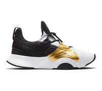 Nike Femme Superrep Groove Running Shoe, White/Black-MTLC Gold Coin-Bla, 36.5 EU