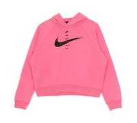 Nike, Femme, Sweatshirts et sweats à capuche, Rose, Taille: 42 FR Sweat à capuche Nike Pink Glow/Swoosh Noir