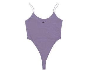 Nike, Femme, Tops, Violet, Taille: 38 FR Chill Knit Bodysuit avec logo Swoosh