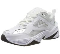 Nike Femme W M2k Tekno Ess Chaussures d'Athlétisme, Multicolore (White/White/Metallic Silver/Black 100), 38.5 EU