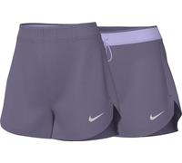 Nike Femme W NK Attack DF Mr 5in Mid Thigh Length Short, Daybreak/HTR/Lilac Bloom/Reflective Silv, XS EU