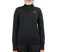 Nike Femme W Nk Df Element Top Hz T shirt, Black/(Reflective Silv), L EU