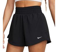 Nike Femme W NK One DF HR 3in 2n1 Upper Thigh Length Short, Black/Reflective Silv, S EU