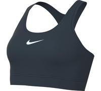 Nike Femme W NK Swsh Med SPT Bra, Armory Navy/White, M EU