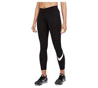 Nike Femme W Nsw Essntl Lggng Swoosh Mr Leggings, Black/(White), XL EU