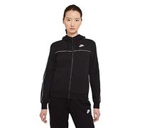 Nike Femme W Nsw Fz Hoodie Mlnm Flc Veste, Noir/Blanc, M EU