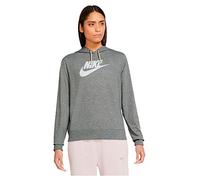 Nike Femme W Nsw Gym Vntg Gfx Easy Po Hoodie Veste, Dk Grey Heather/White, S EU