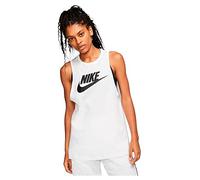 Nike Femme W Nsw Tank Mscl Futura New Vest, White/Black, M EU