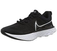 NIKE Femme W React Infinity Run 2 Sneaker, Noir Blanc, 40.5 EU