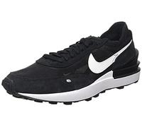 NIKE Femme Waffle One Sneaker, Black/White-Orange, 38.5 EU