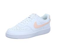 Nike Femme WMNS Court Vision Low Walking Shoe, White/Washed Coral, 41 EU