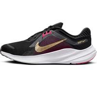 Nike Femme WMNS Quest 5 Running Shoe, Black/Metallic Gold-DK Smoke Grey, 38 EU