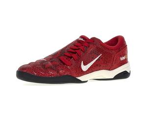 Nike Femme WMNS T90 Se Baskets, Fire Red Pales Ivory Pales Ivory Black, 40.5 EU