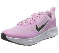 NIKE Femme WMNS WEARALLDAY Sneaker, Pink/White/Black, 38.5 EU