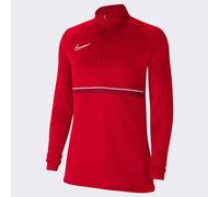 Nike Femme Women's Academy 21 Drill Top, University Red/White/Gym Red/White, M EU
