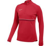 Nike Femme Women's Academy 21 Drill Top, University Red/White/Gym Red/White, XL EU