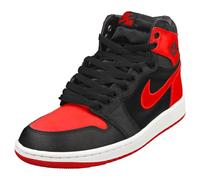 Nike Femmes WMNS Air Jordan 1 Retro Hi Og, Noir/rouge universitaire/blanc, 6.5