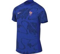 NIKE FFF Academy Pro Haut De Foot À Manches Courtes D'Avant-Match Dri-Fit pour Homme, Lyon Blue/Bright Blue/Lt Madder Root, FZ9710-438, S