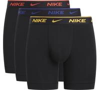 Nike Fille Boxer Brief 3pk sous-vêtement, Blk-Un GLD/Pic RD/DP Royal BL LG WB, L EU