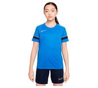 Nike Fille Dri-fit Academy 21 Maillot manches courtes, Royal Blue/White/Obsidian/White, XS EU