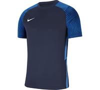 Nike Fille Dri-fit Strike Ii Maillot manches courtes, Midnight Navy/Photo Blue/White, 10 ans EU