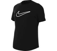 Nike - Kid's One Fitted Dri-Fit Short-Sleeve Top - T-shirt technique - XL - black / white