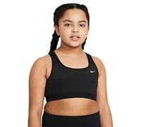 Nike Fille G Nk Swoosh Sports Bra, Black/(White) (C/O), 10 ans EU